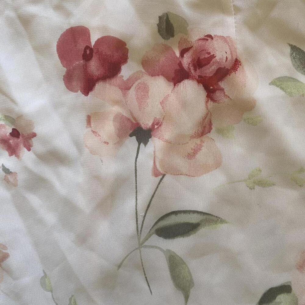 Vintage 90’s y2k pastel floral feminine coquette fairy chiffon flowy maxi. - Picture 3 of 5